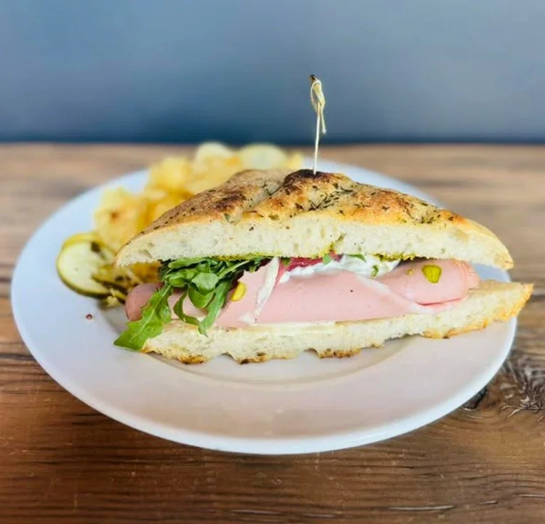 @solsticepizza's sourdough focaccia is delicious on its own, but just wait until you try it in the form of a Mortadella Sandwich&hellip;

Want to skip the mortadella? No problem, they have you covered with a tamari-marinated and grilled portabella mu