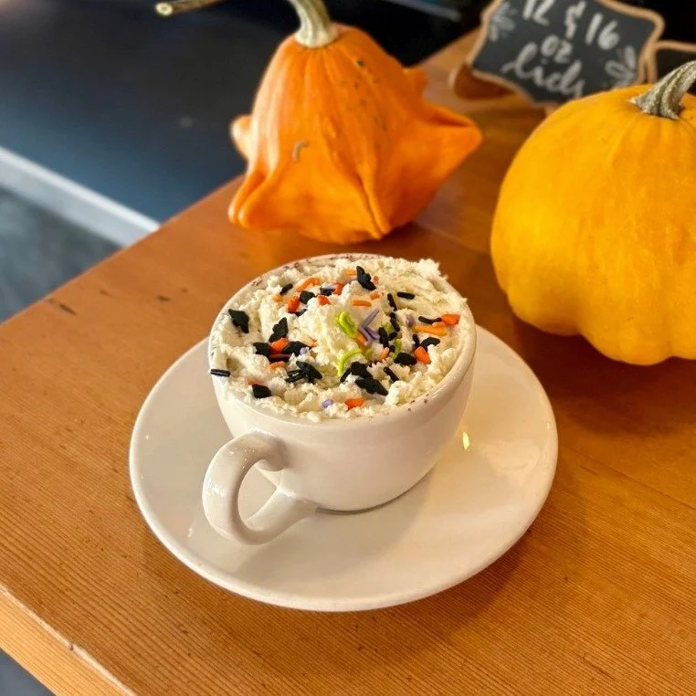 Happy Halloween! Stop by @doppiohoodriver for a spooky hot drink!

#HoodRiverEats #hoodriverhalloween #SpookySeason #HalloweenVibes #FallInTheGorge #HotCocoaSeason