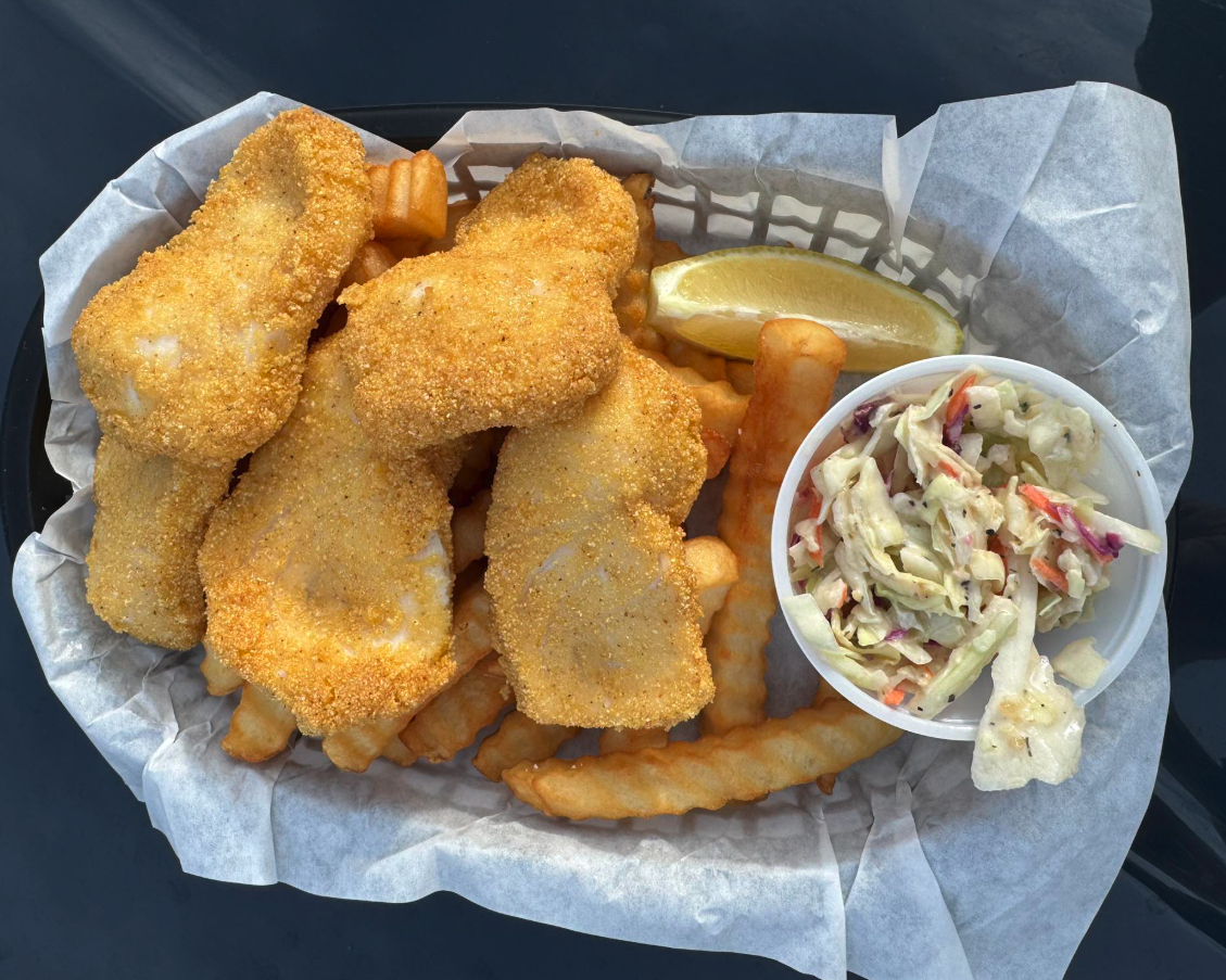 Brigham Fish Market Sturgeon Fish &amp; Chips (Cornmeal)