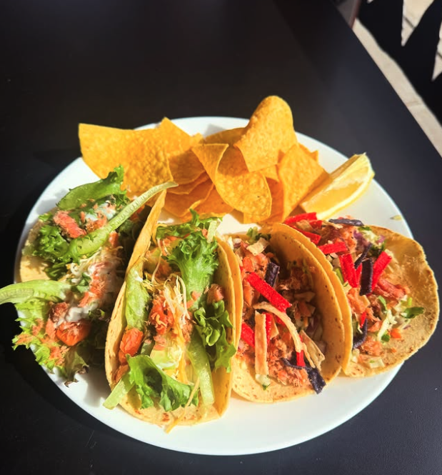 Brigham Fish Market Salmon Taco Special