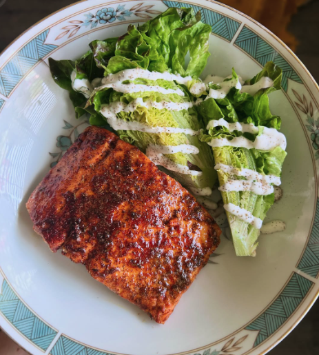 Gorge Farmer Collective's Salmon Dish Highlight