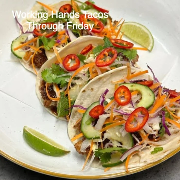 Worldly tacos are the theme this week, but they're far from the only thing happening around the Gorge. 🌮🍒🍓

🌮 @loveandhominy has added an Italian Taco to its worldly taco lineup.

🌮 @workinghandsbeer is serving Katsu Chicken Tacos through Friday
