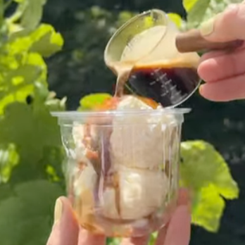 Columbia Gorge Crepes Affogato