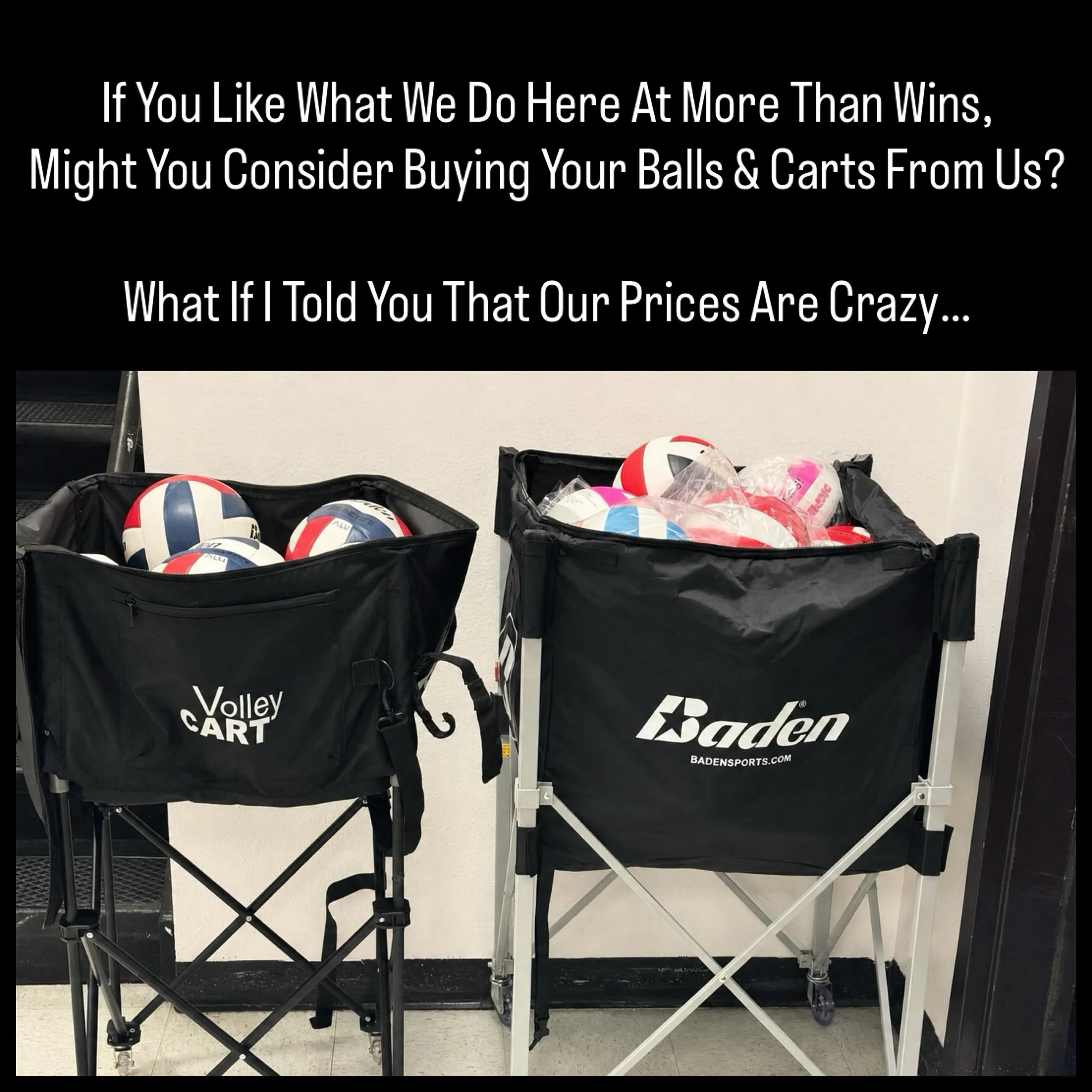 We&rsquo;ve Pledged To Never Put Our Coaching, Drill, and Recruiting Advice Content Behind a Paywall! But We Really Could Use Your Support&hellip;And If We Offer the Best Prices Around, Why WOULDN&rsquo;T You Buy Your Balls and Carts From Us???

- We