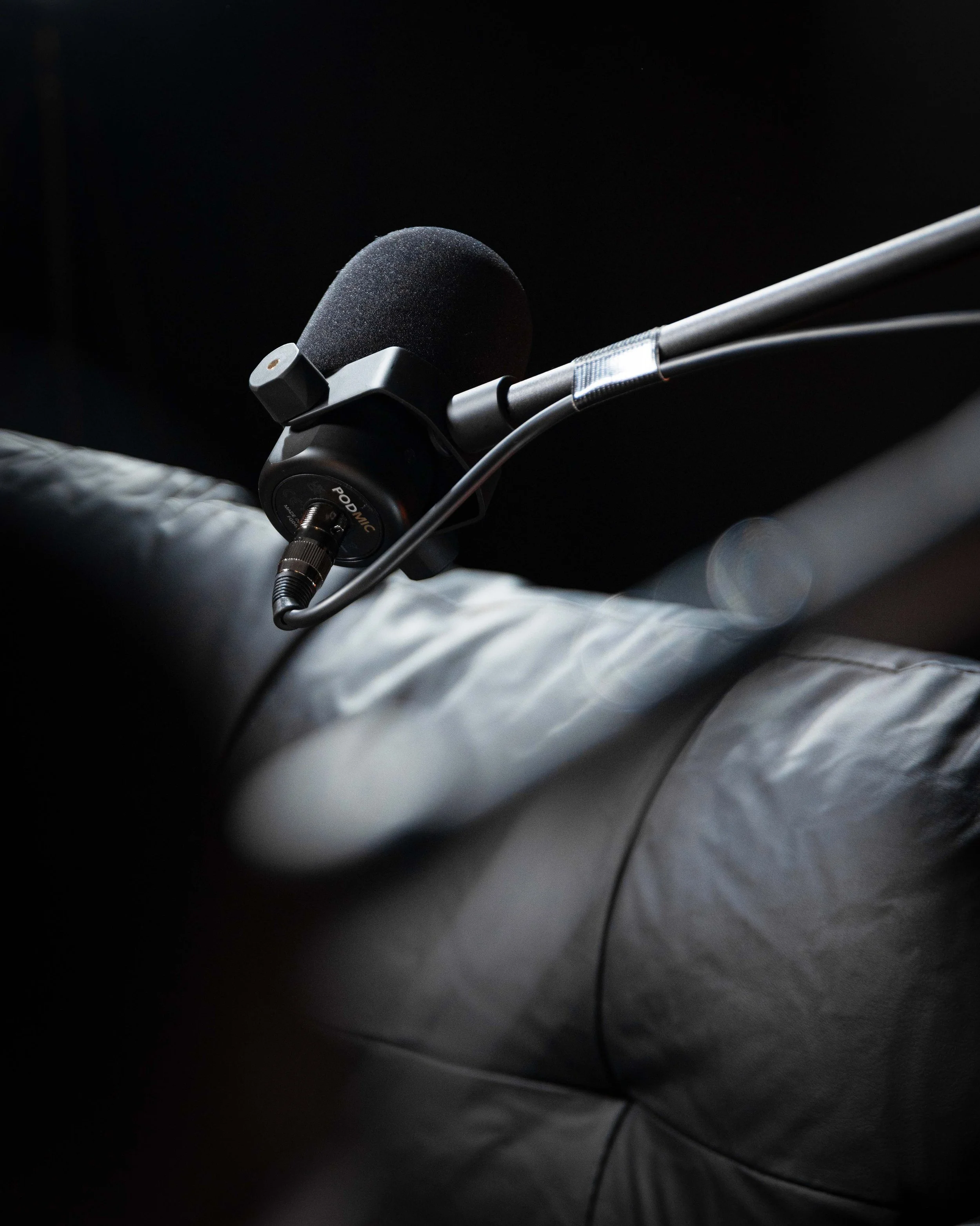 Rode Podmic on RenVision Media Podcast Set