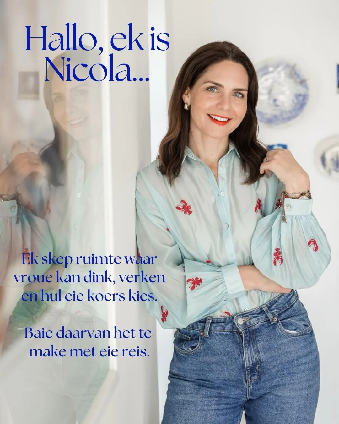 My loopbaan was nog nooit &rsquo;n reguit lyn nie.

Ek s&ecirc; altyd dis meer &rsquo;n kronkelpad as &rsquo;n leer &mdash; van sjefskool, na tydskrifte, The Pretty Blog, Babylonstoren, twee kinders, &rsquo;n hartoperasie en uiteindelik coaching.

Ma