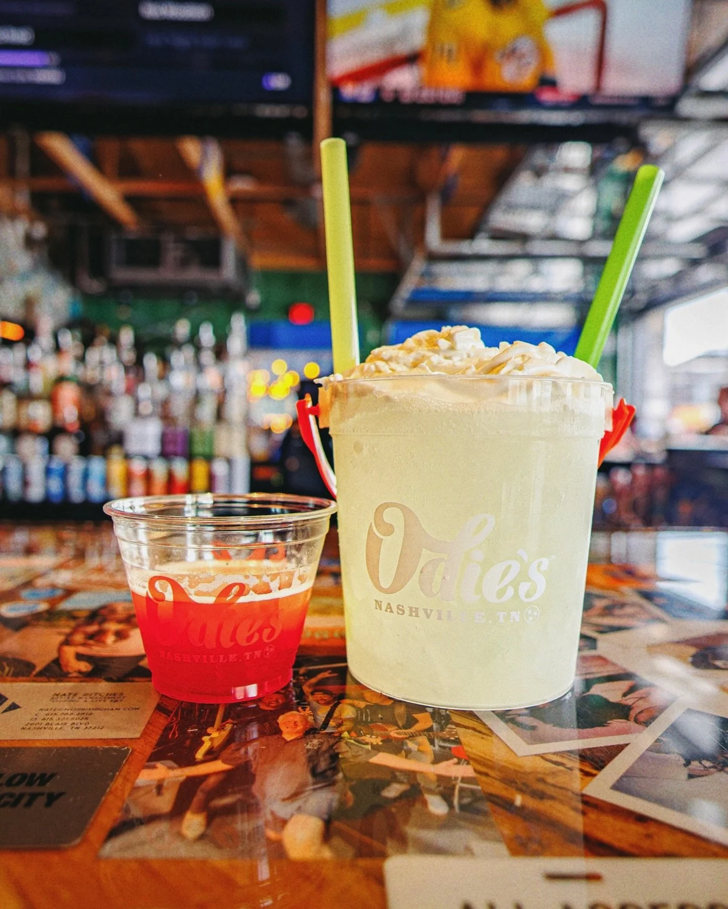 Drink up for Odie&rsquo;s Birthday Month! We&rsquo;re featuring two celebratory specials all APRIL long&mdash;

🍋&zwj;🟩 Hotel Key Lime Pie: Smirnoff Vanilla Vodka, Lime Juice, Simple Syrup, Sprite, Whipped Cream 

🍍 Pineapple Upside Down Shot: Smi