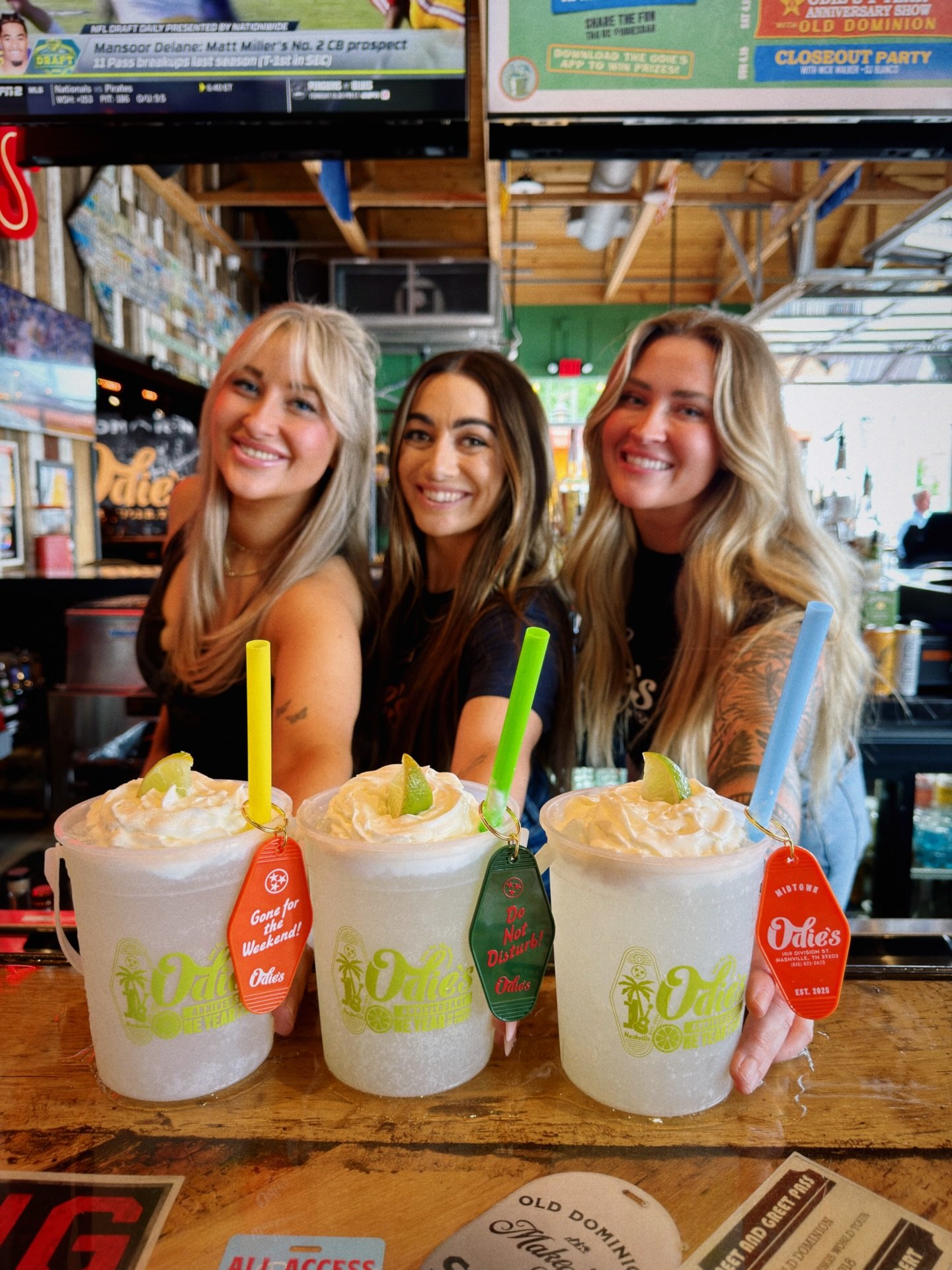 Anniversary Week just got SWEETER! Get a limited edition Bucket &amp; FREE Odie&rsquo;s Hotel Keychain when you order our Hotel Key Lime Pie special through Sunday!