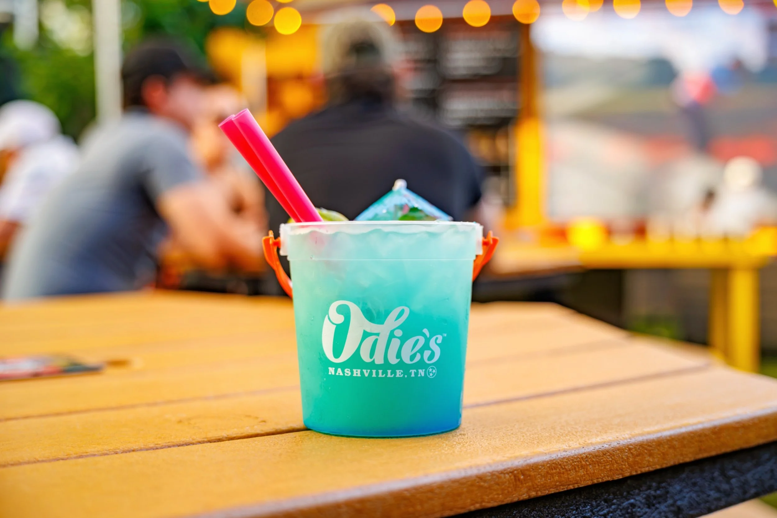 Say goodbye to July with one more Coco Loco Love Bucket 🥥🫶🏻 @hoochbros Vodka, @redbull Coconut, Blue Cura&ccedil;ao, pineapple and lime.