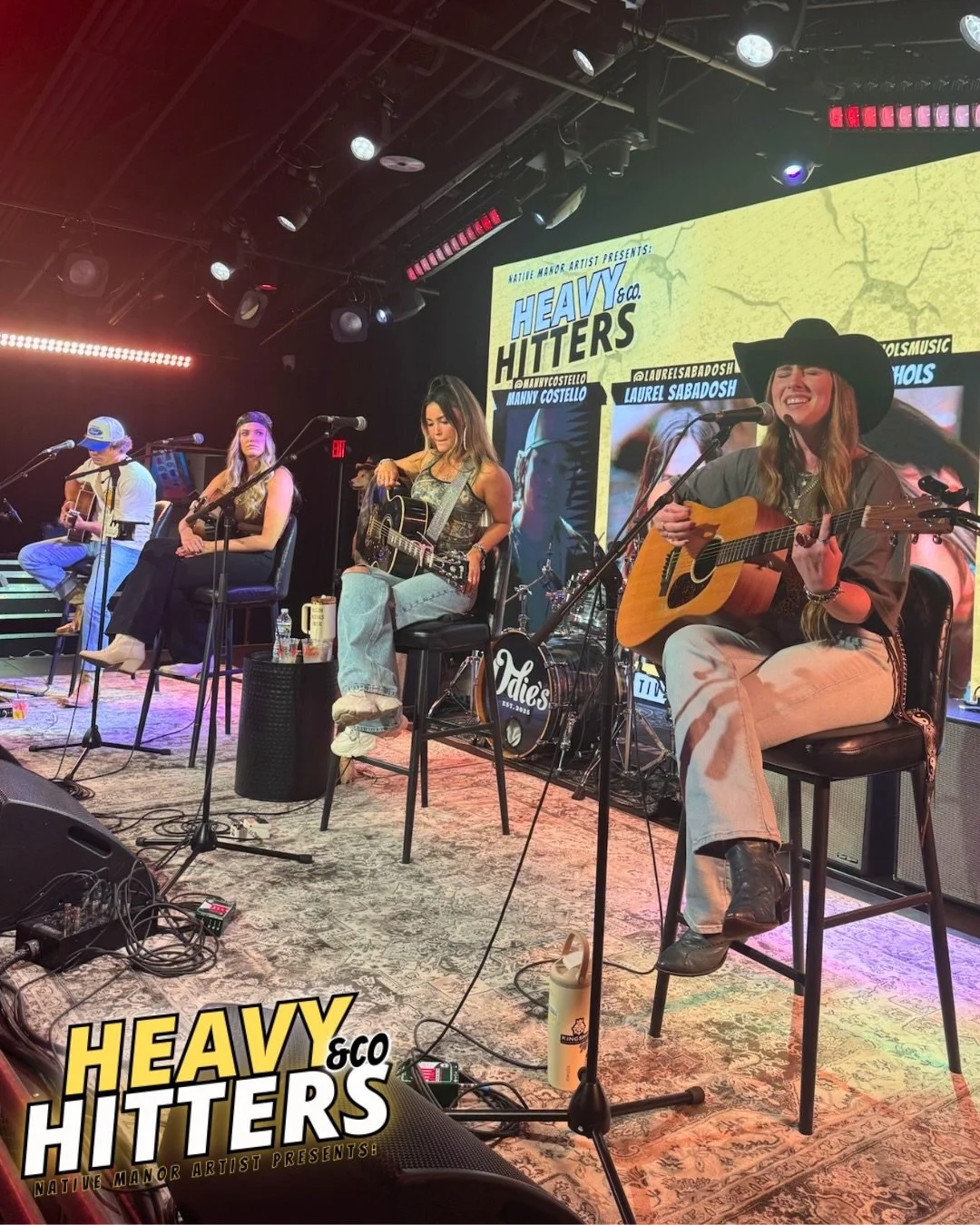 We&rsquo;re celebrating 3 Years of @heavyhittersandco tonight at Odie&rsquo;s! HUGE Congrats to @nativemanorartistpresents &amp; @j_antonette&mdash; we love our Tuesday nights with you guys! Check our stories for tonight&rsquo;s lineup and come party