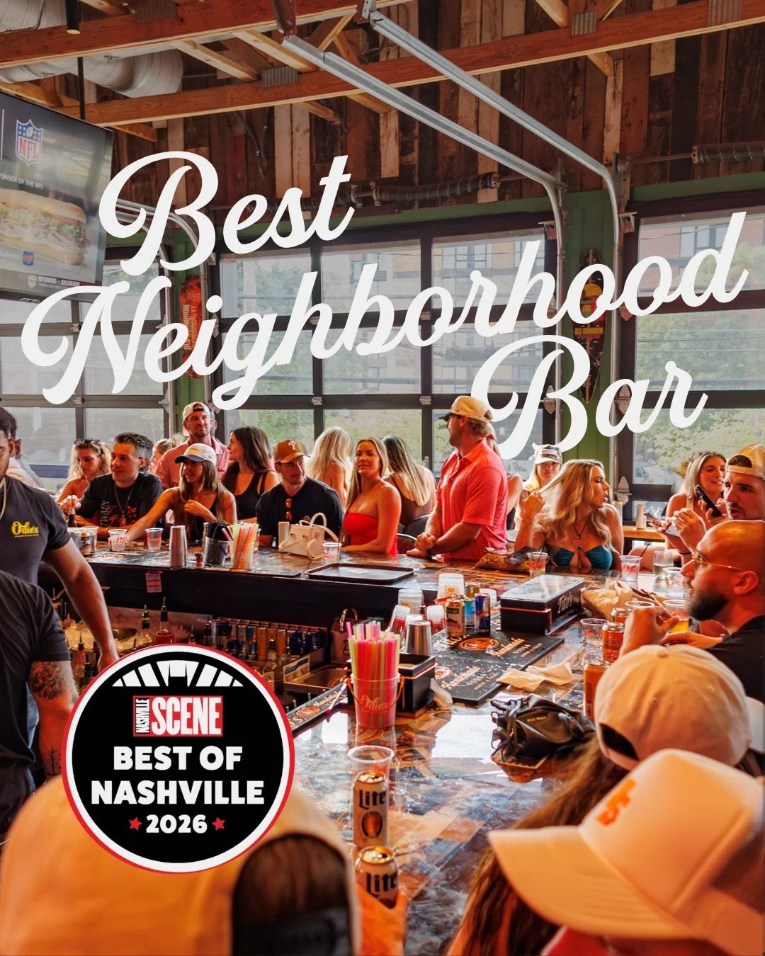 Voting is open for this year&rsquo;s @nashvillescene Best of Nashville Reader&rsquo;s Poll! If you love Odie&rsquo;s, please take a minute to vote for us for Best Neighborhood Bar. Link in bio to vote now through August 26th&mdash; THANK YOU for maki