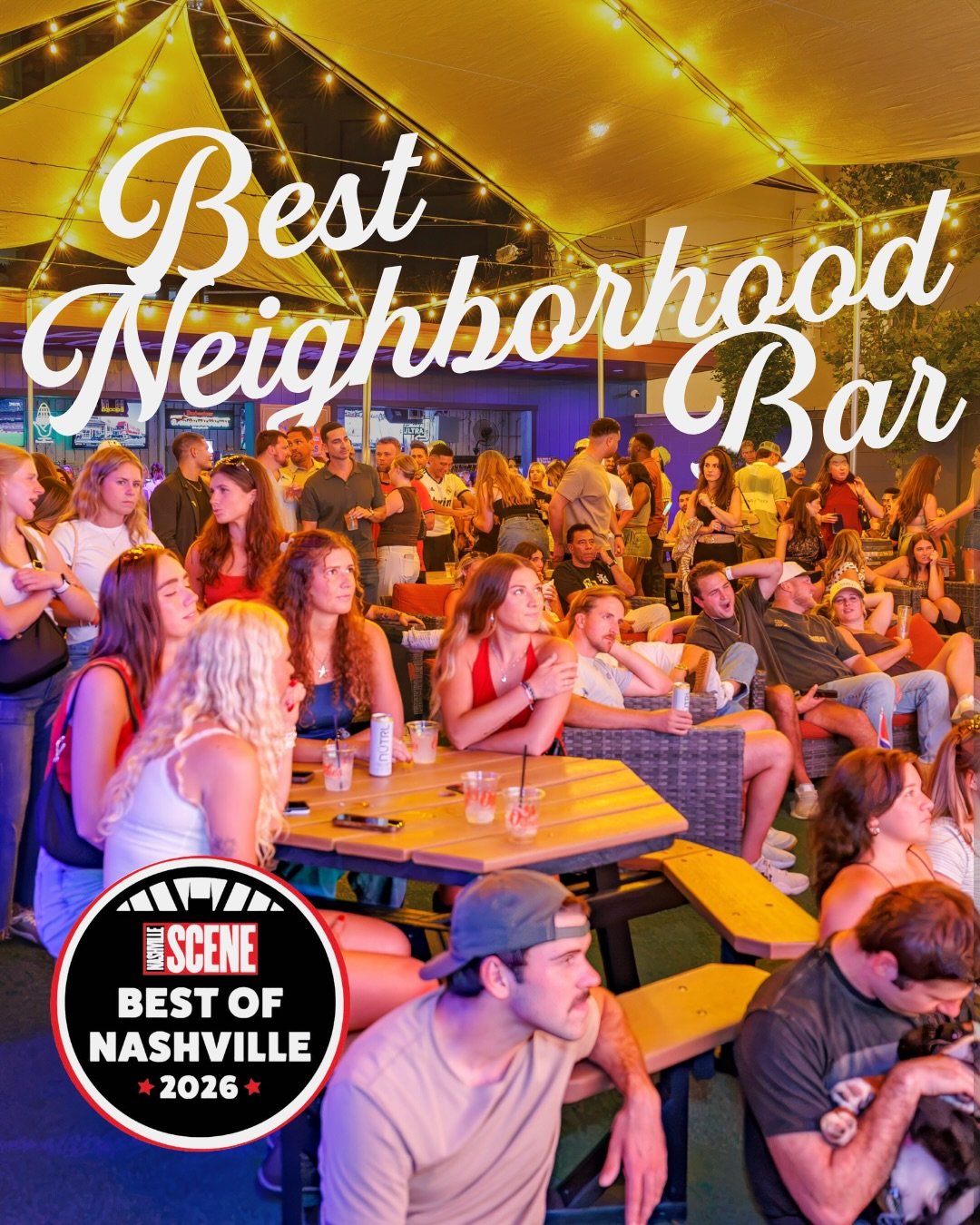 Voting for @nashvillescene&rsquo;s Best of Nashville Reader&rsquo;s Poll ends today! If you have an extra couple minutes, VOTE ODIE&rsquo;S for Best Neighborhood Bar 🫶🏼 Link in bio! #midtownforever