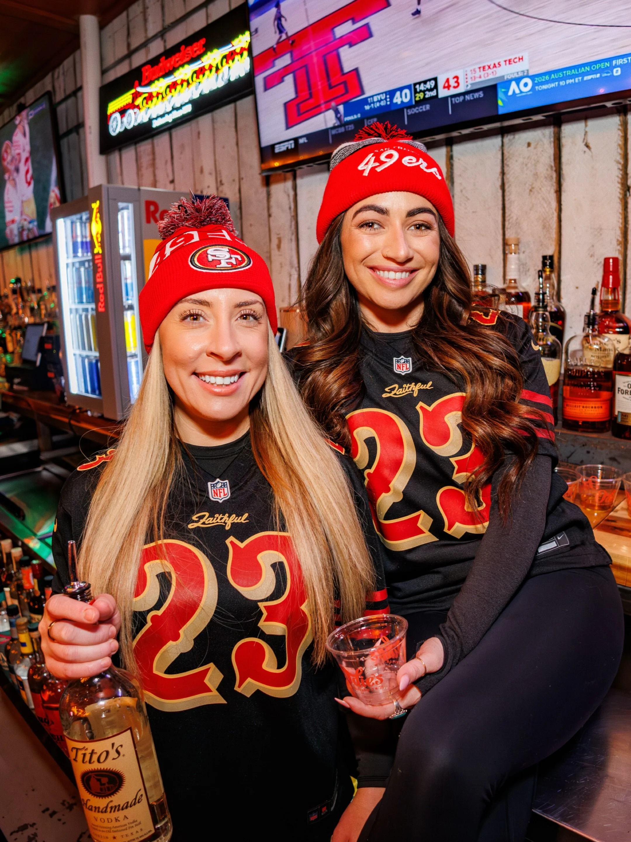2 weeks until @49ers football 🏈 Don&rsquo;t miss our watch party for the Niners vs Rams game on Thursday, 9.10! We&rsquo;ll be serving up specials like our Bang Bang Bucket, 49er shot and more💥 See you there! #ninergang