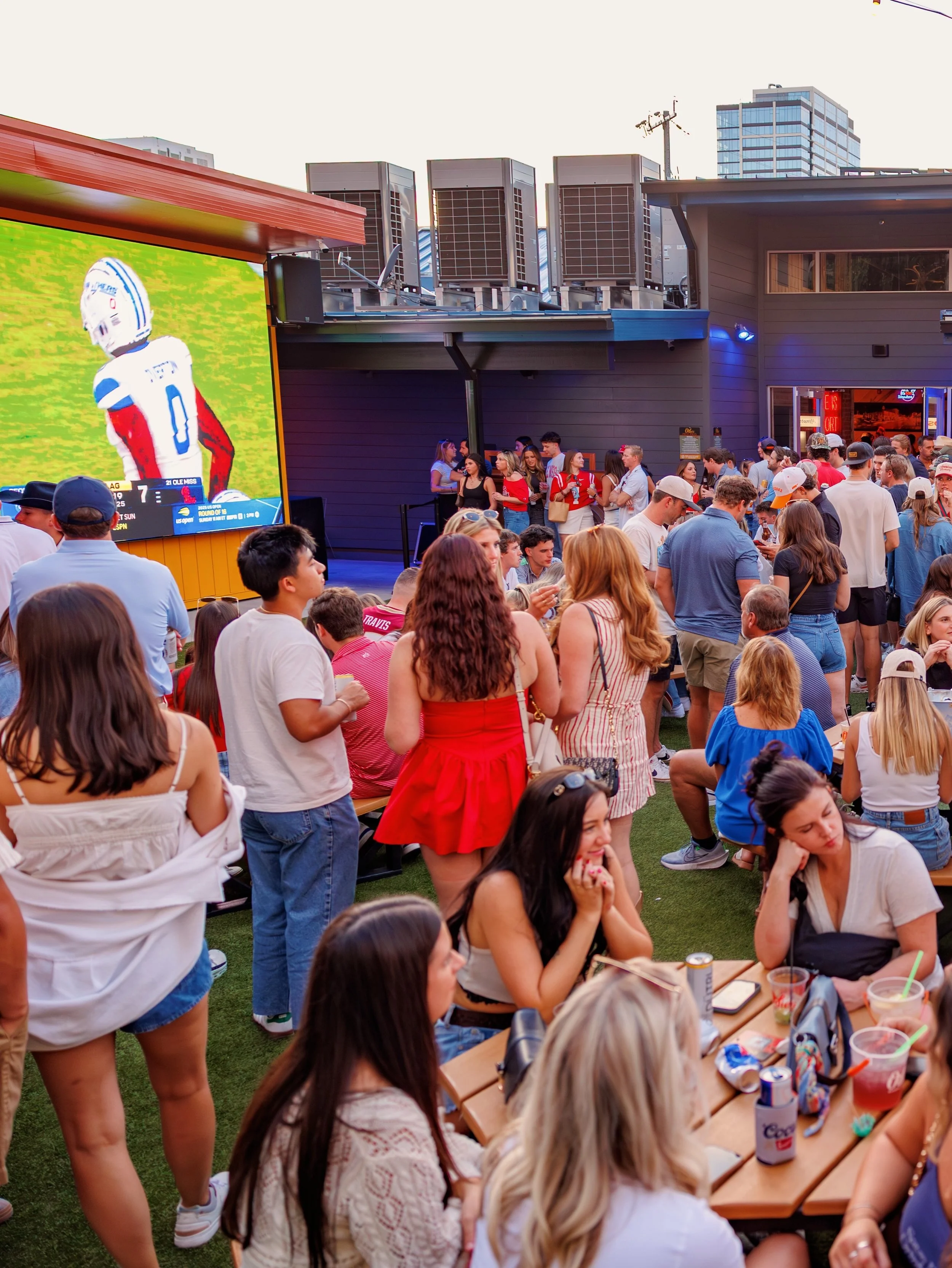 HOTTY TODDY! Ole Miss Football is back and it&rsquo;s here in Music City ❤️💙 Come see us before, during and after the game and sip on our #Rebel drink specials! @musiccityrebels