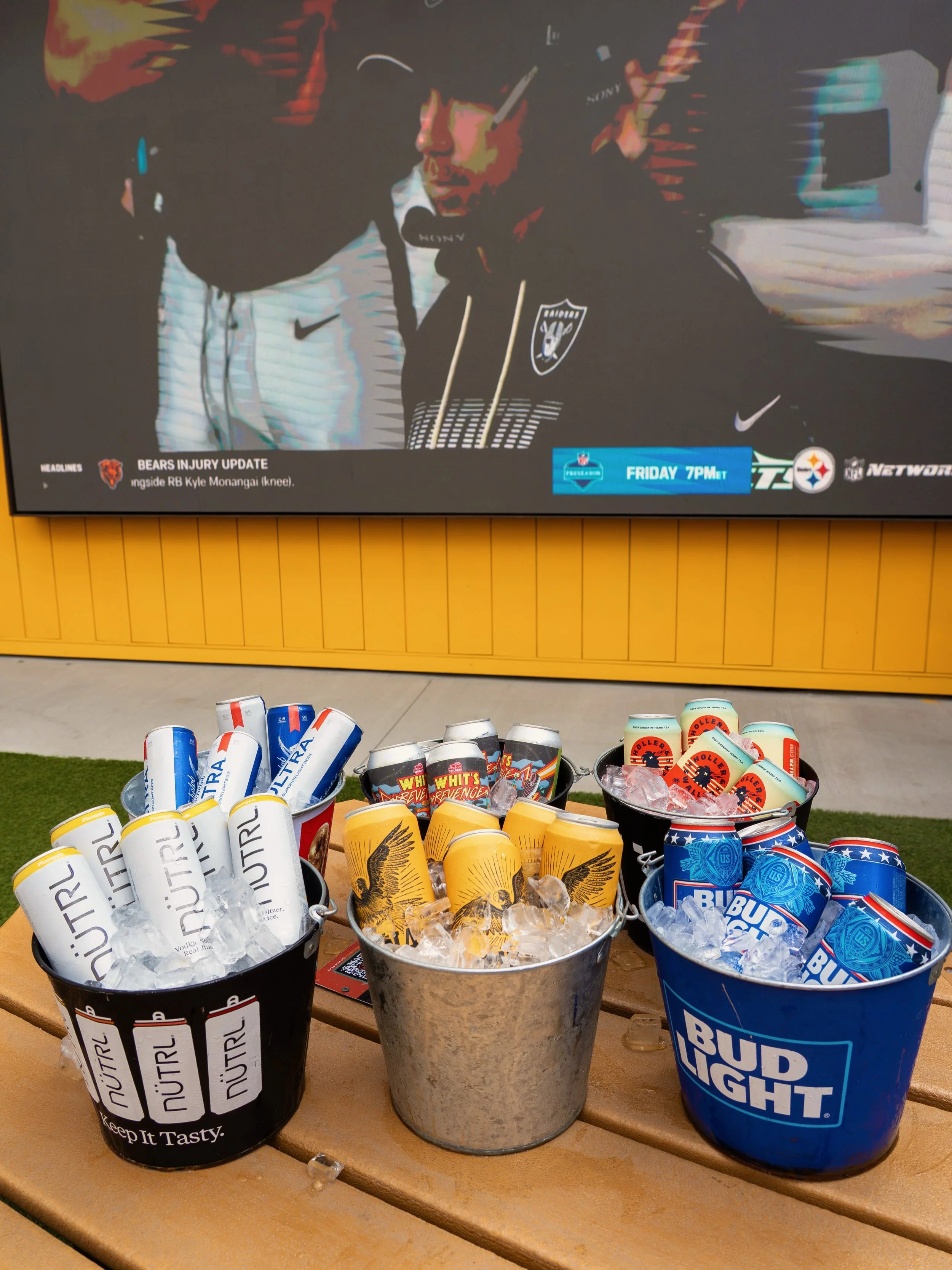 We&rsquo;ve got your Sunday plans on ice 🧊 Come over for some Lunch and FOOTBALL ALL. DAY. LONG.