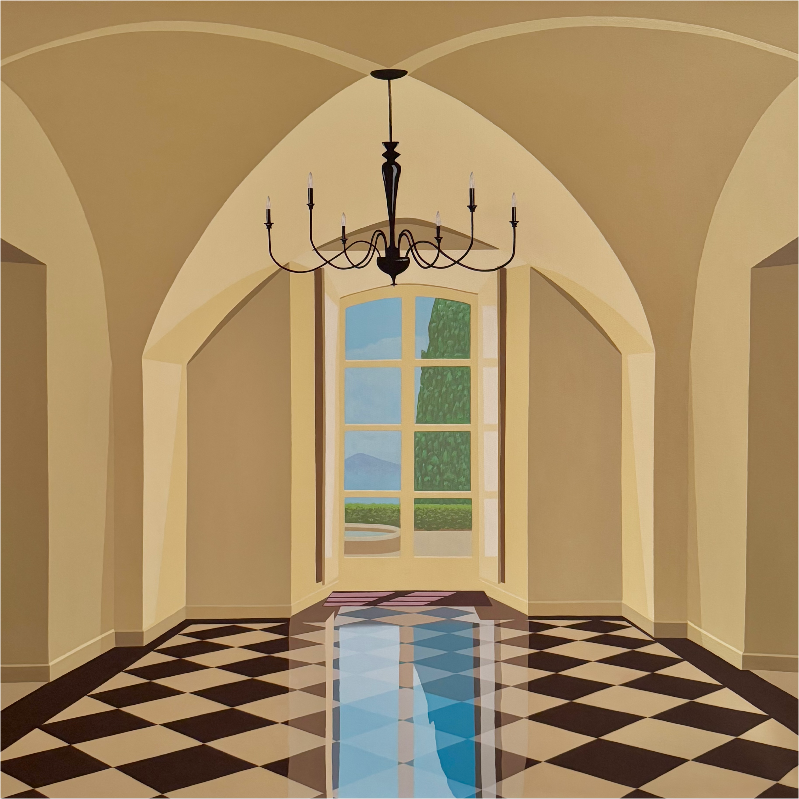 French Riviera Sunlight (36 in x 36 in)
