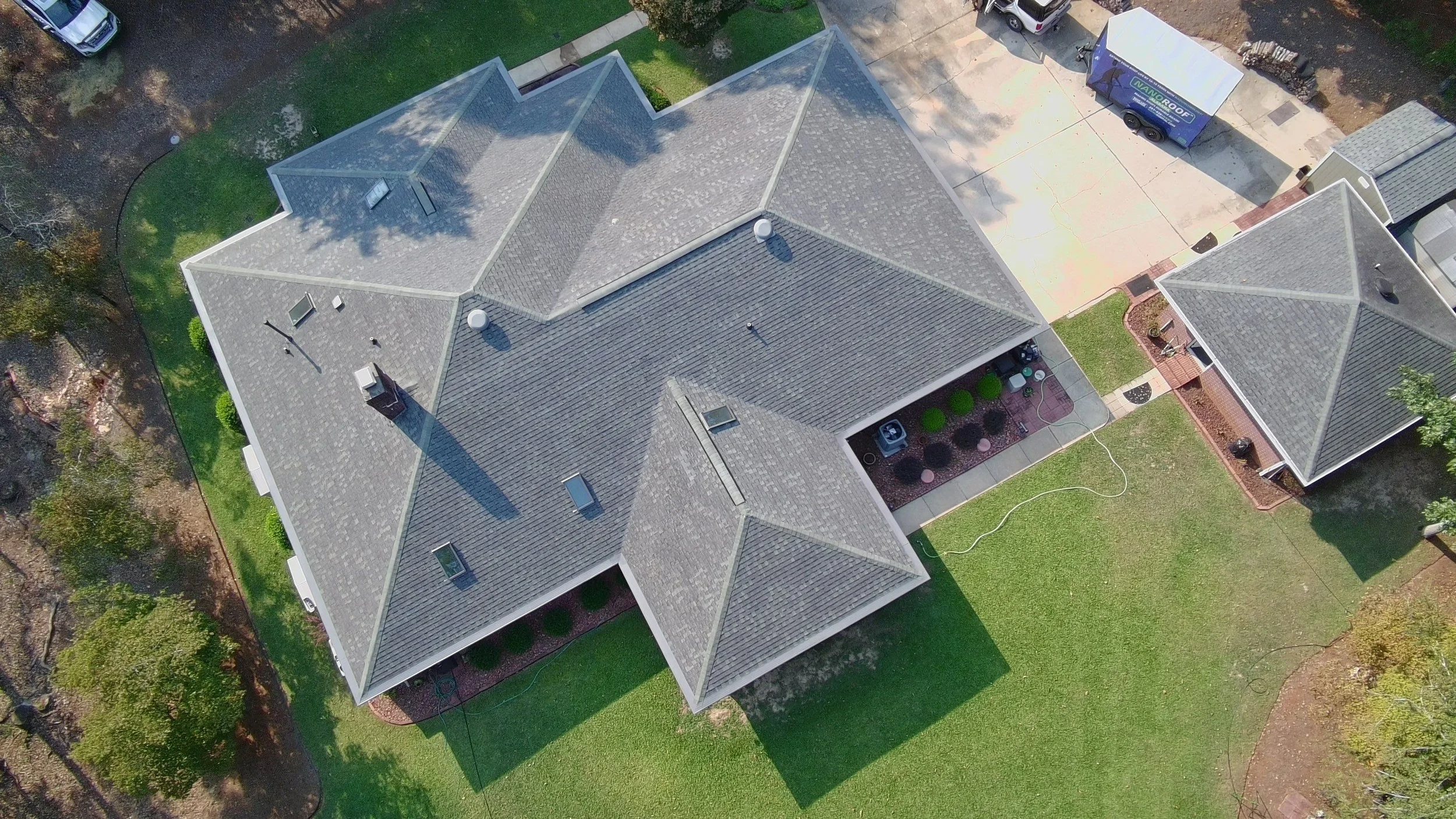 roof preservation applied to asphalt shingle roof