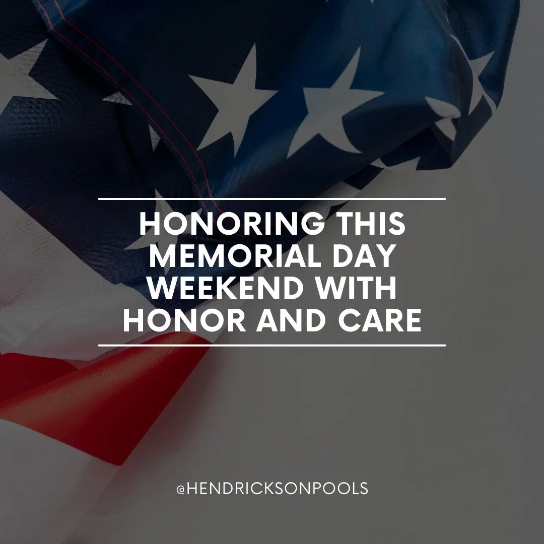 This weekend, we pause to remember and honor those who gave everything in service to our country.

While we gather with loved ones, let&rsquo;s also protect what matters most &mdash; each other.

Especially around the water.

Before you swim:
✅ Keep 