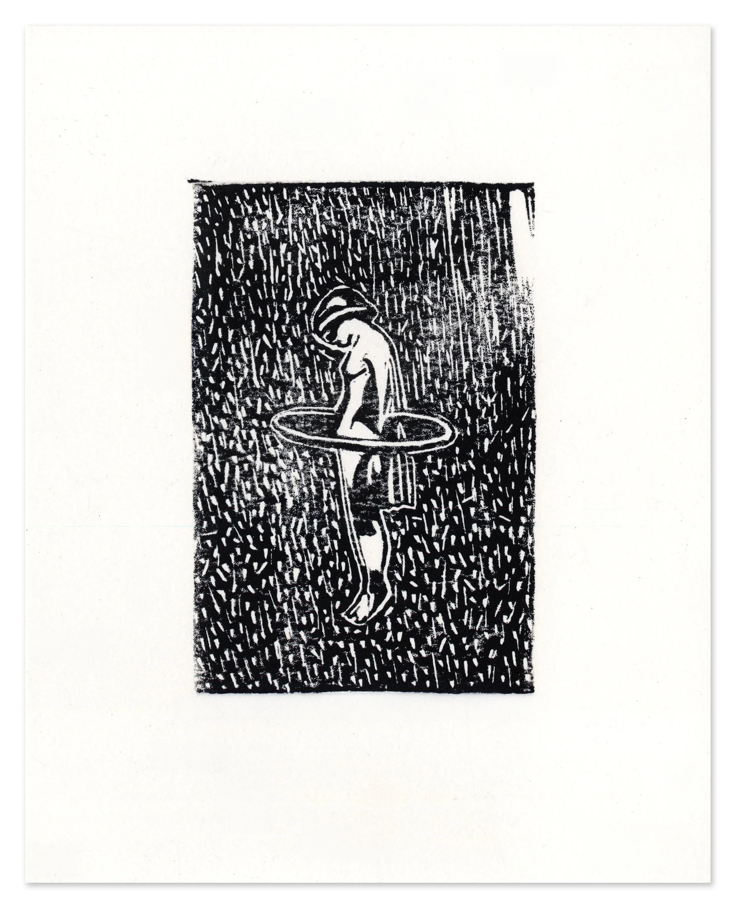 Levitating Muse, 5 x 7 in