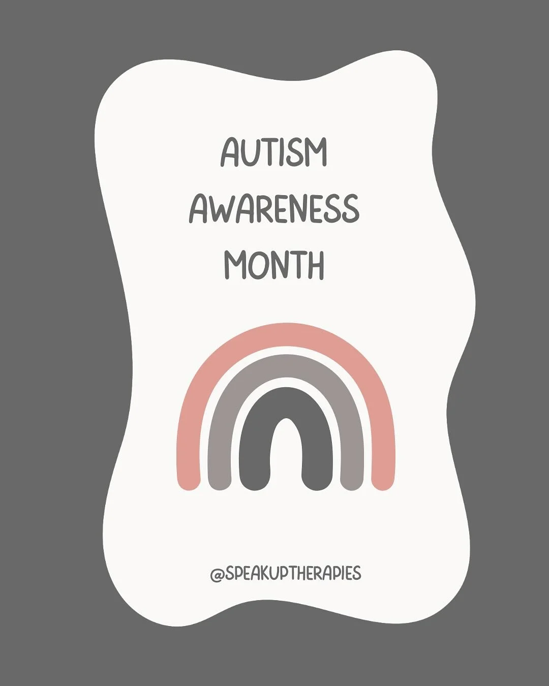 🦋April is Autism Awareness Month 🌈 

Autism Spectrum Disorder (ASD) is a neurological condition marked by differences in communication, social skills, and behaviors (I.e. flapping, toe walking, stimming), as well as sensory sensitivities (I.e. sens