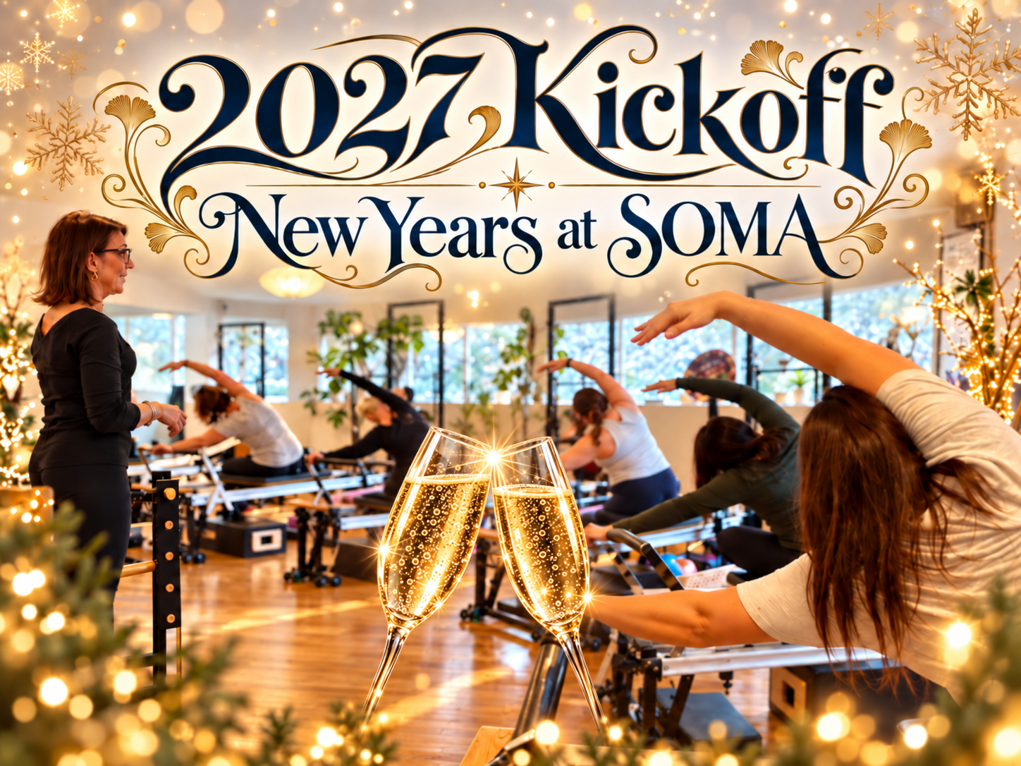 New Year's Classes & Toast