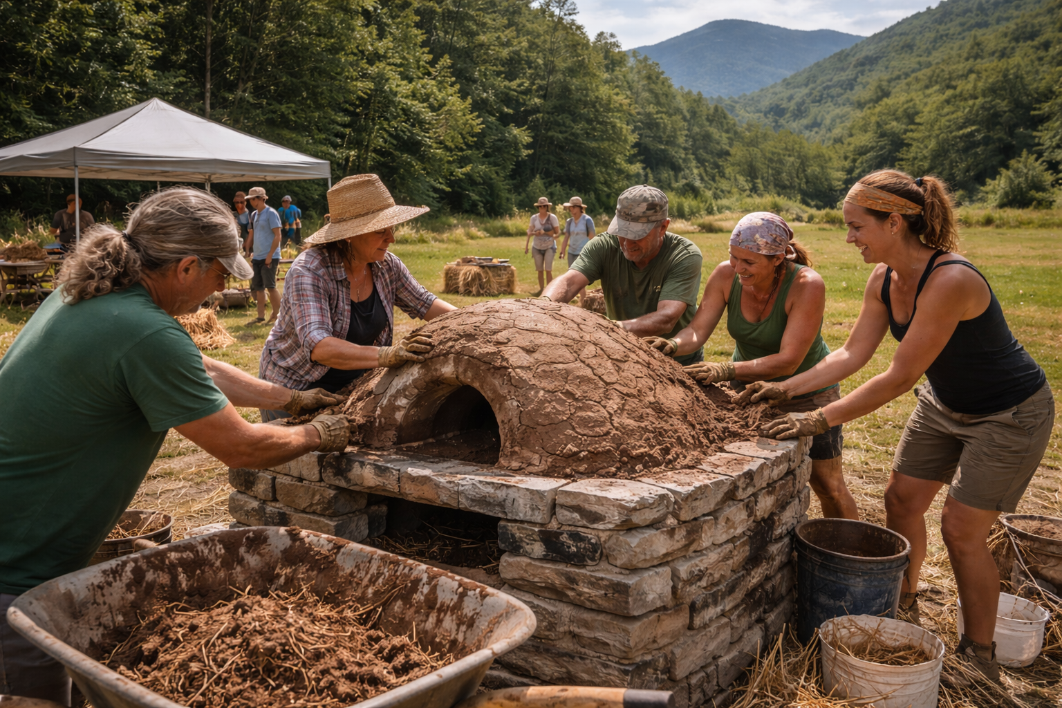 🔥 Cob Oven Build Week at OARS