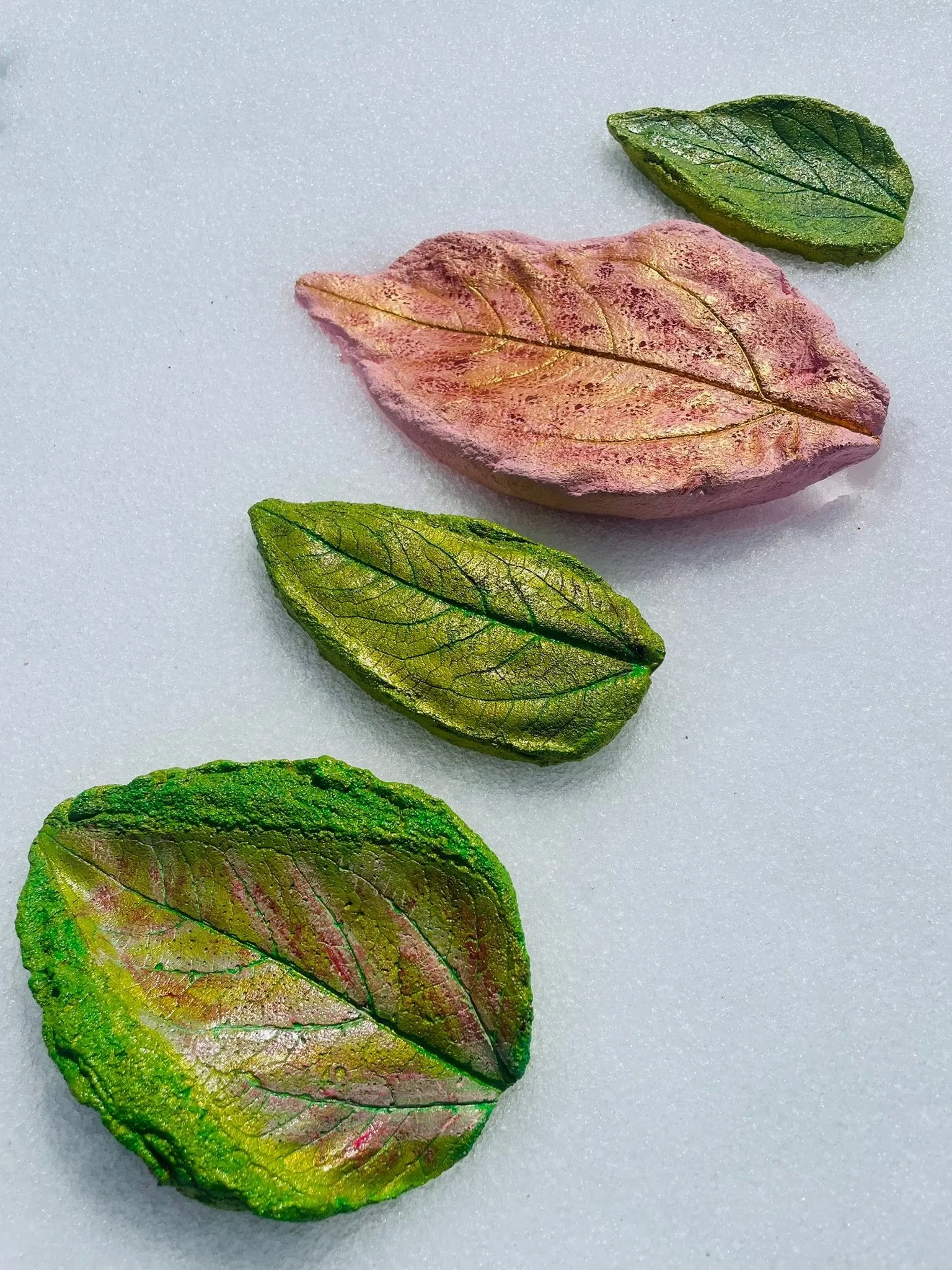 Leaf Casting &amp; Painting (evening)