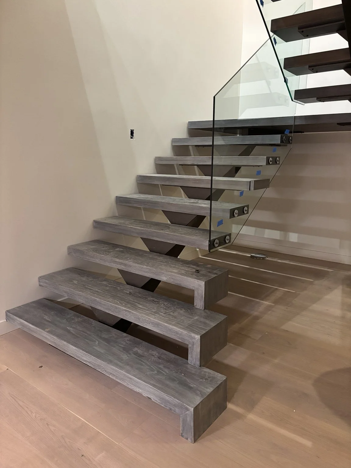 Custom floating staircase in Utah — Elite Metal Work UT