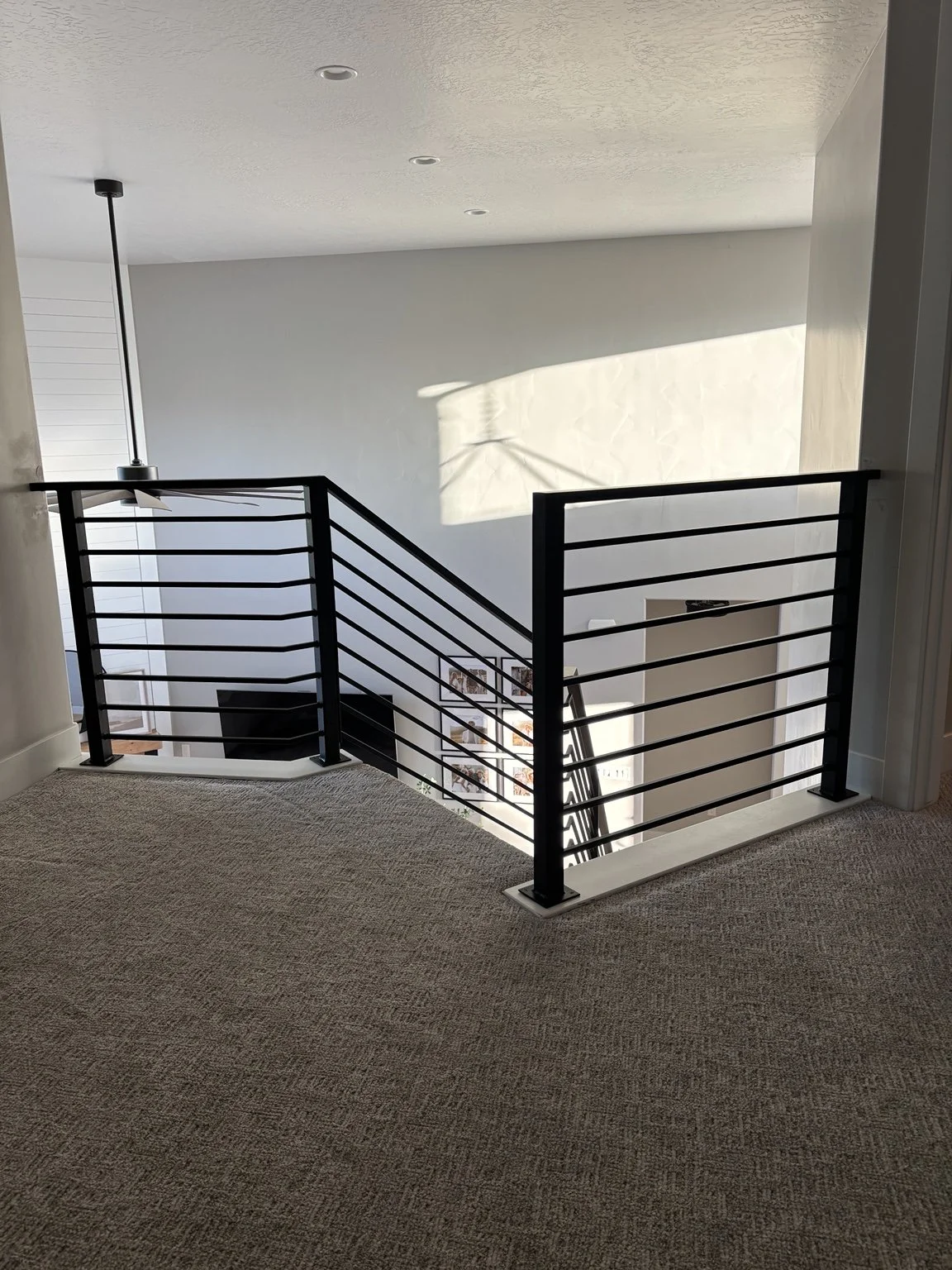 Custom horizontal metal railing in Utah — Elite Metal Work UT