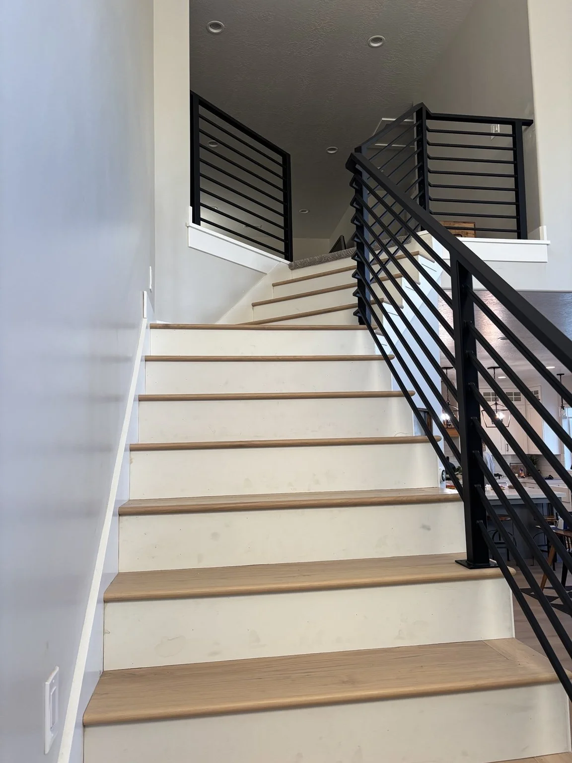 Custom horizontal metal railing in Utah — Elite Metal Work UT