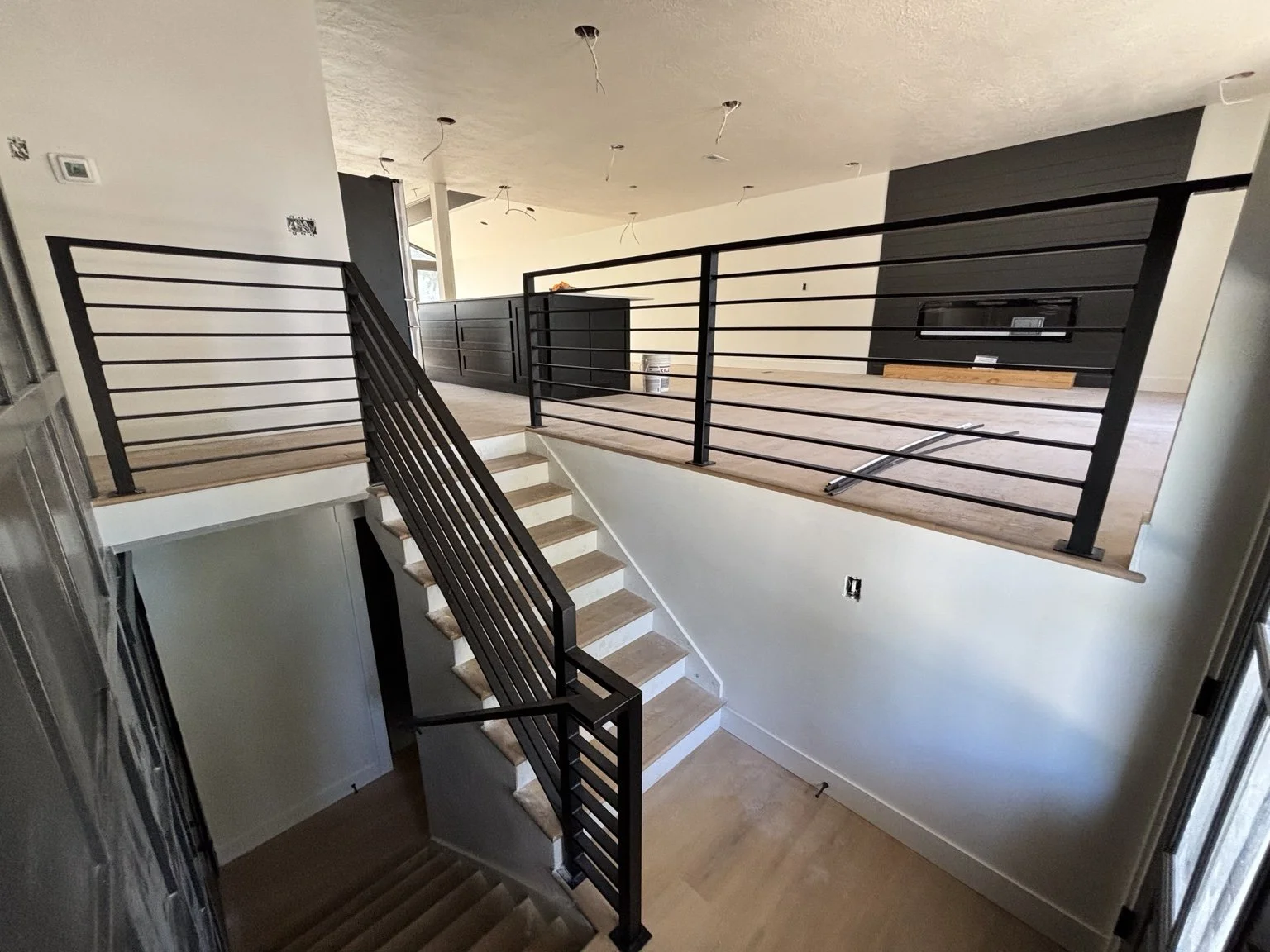Custom horizontal metal railing in Utah — Elite Metal Work UT