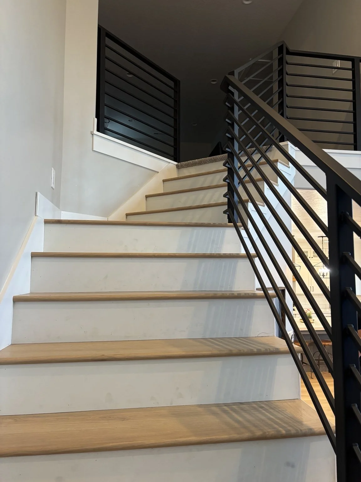 Custom horizontal metal railing in Utah — Elite Metal Work UT