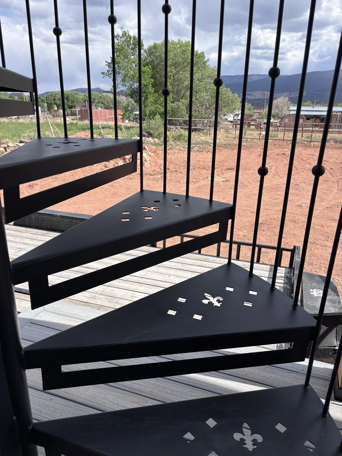 Custom spiral staircase in Utah — Elite Metal Work UT