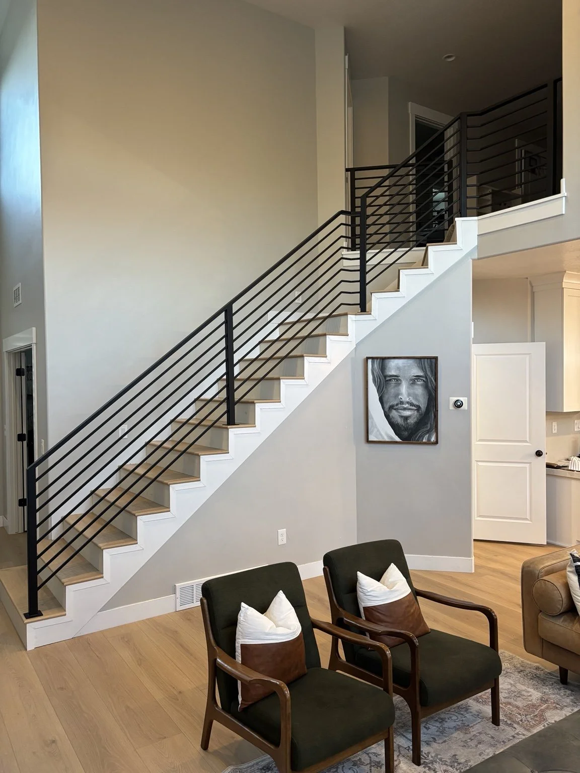 Custom horizontal metal railing in Utah — Elite Metal Work UT
