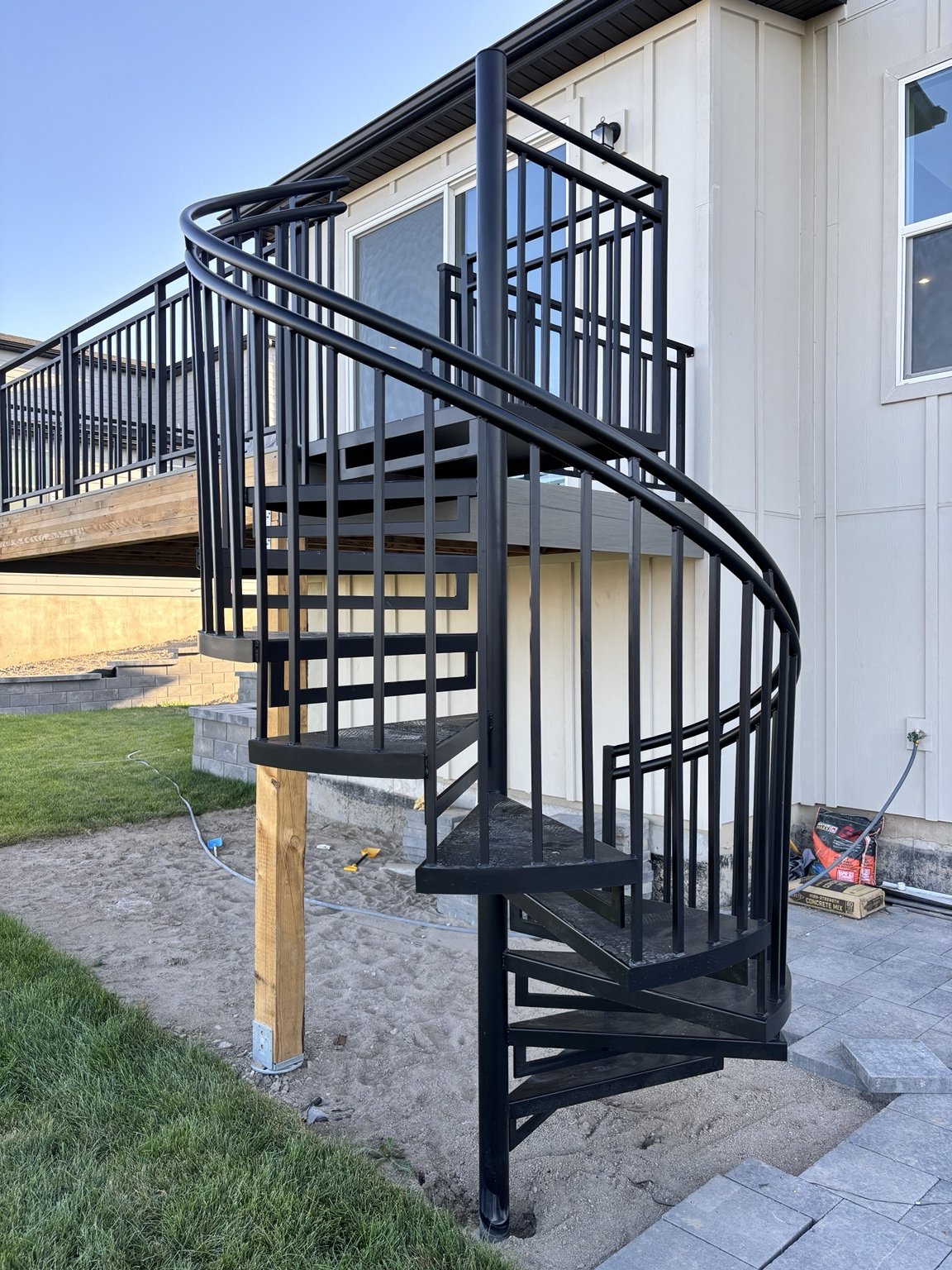 Custom spiral staircase in Utah — Elite Metal Work UT