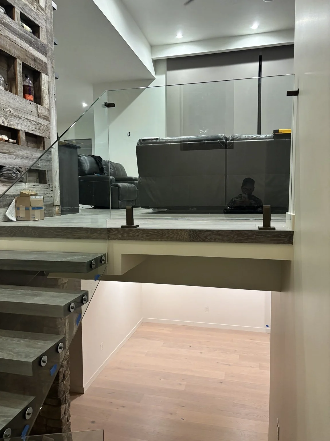 Custom floating staircase in Utah — Elite Metal Work UT