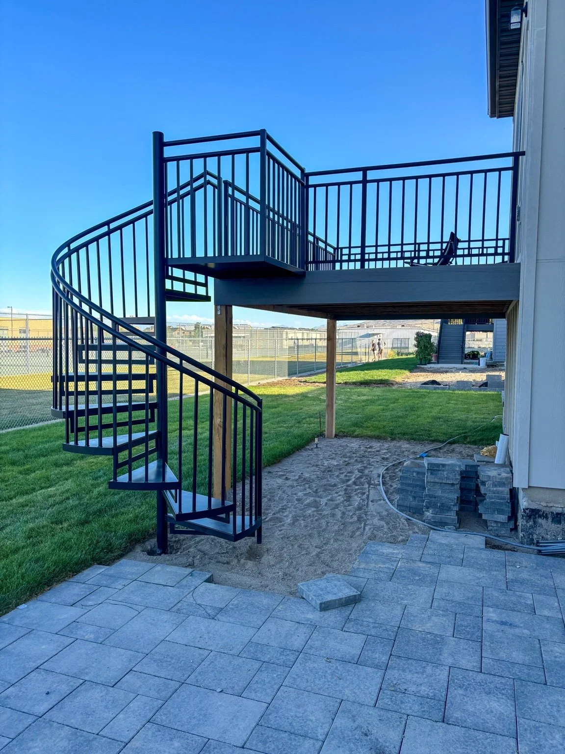 Custom spiral staircase in Utah — Elite Metal Work UT