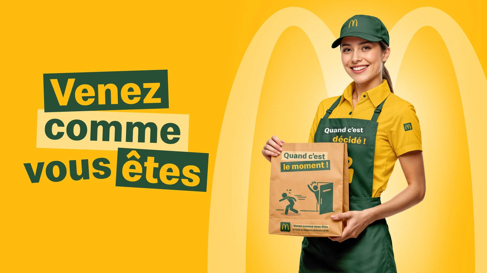 Mc Donald’s : venez comme vous êtes quand …