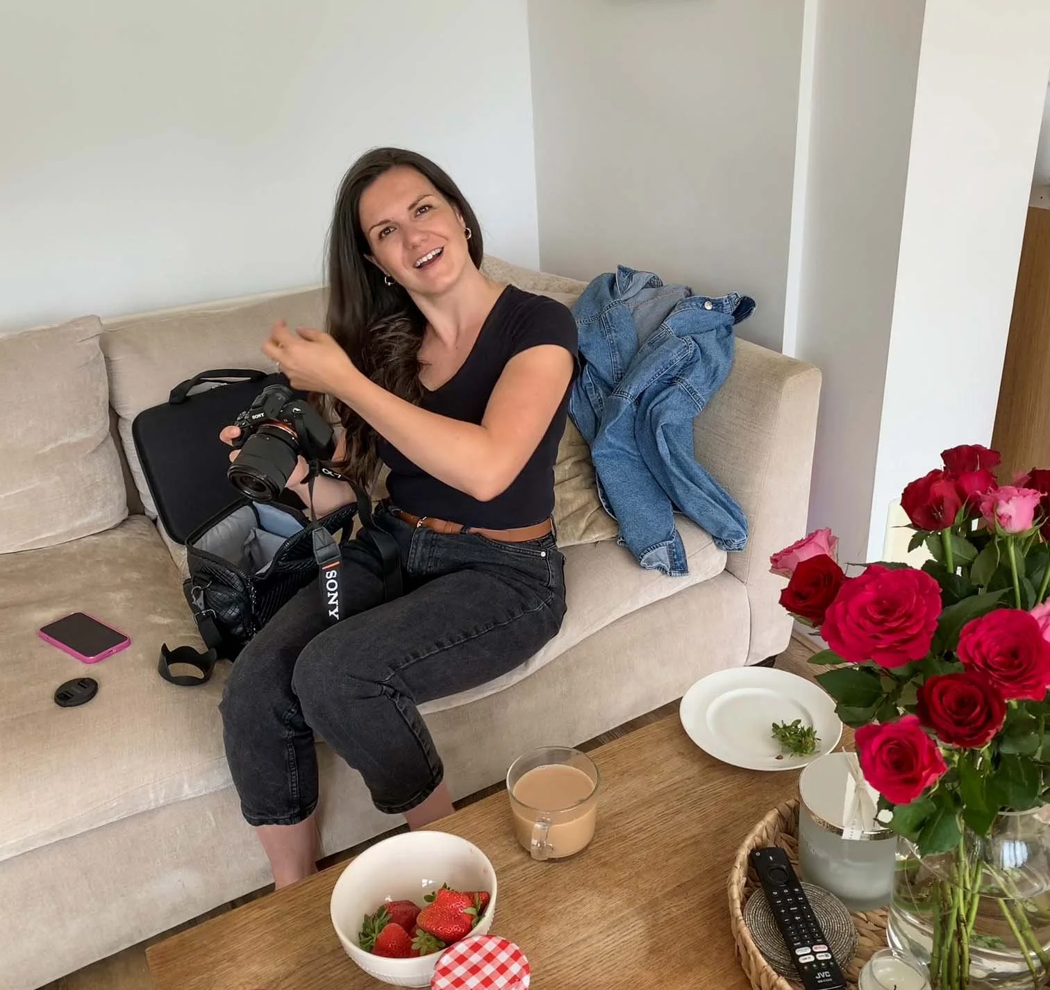 Katherine Hodson having 1-2-1 photography tuition with her Sony A7 mk3 full frame mirrorless