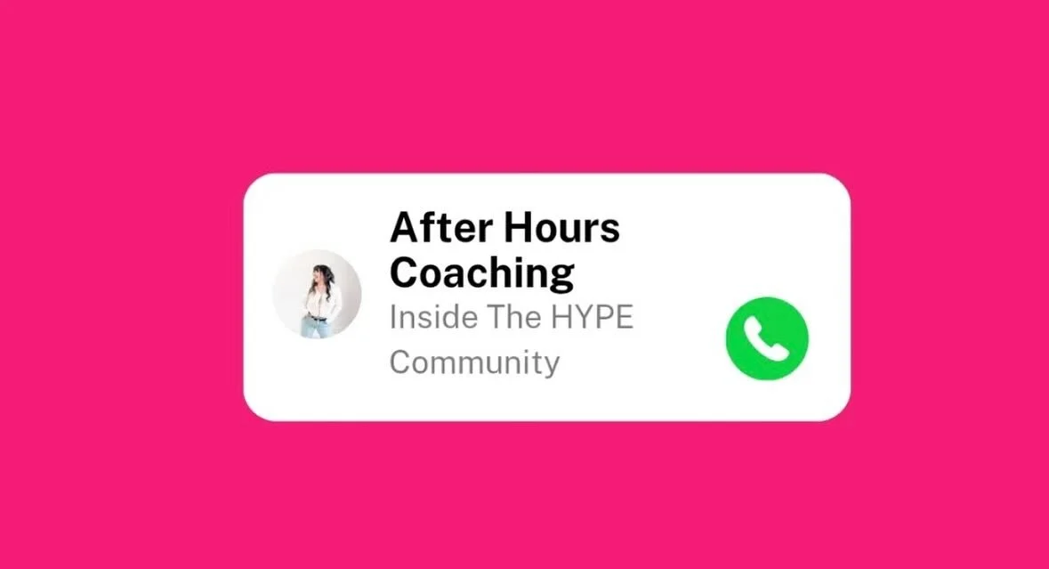 Tonight&rsquo;s the night&hellip; It&rsquo;s After Hours Coaching Call time! ✨

We meet every first Thursday of the month at 8:30pm CST ⏰

Comment HYPE and I&rsquo;ll send you the link to join us.

Here&rsquo;s why it matters:

Most people take cours