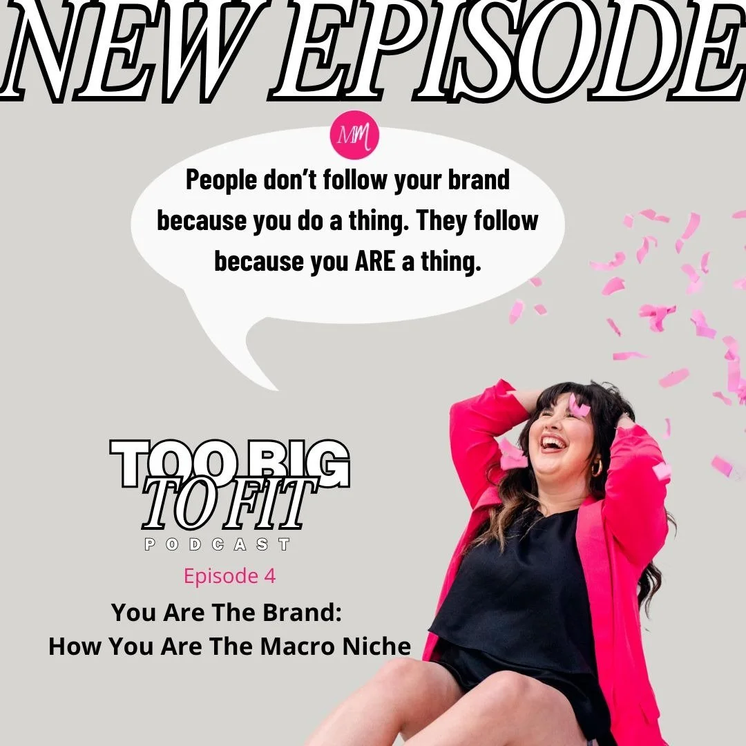What if YOU &amp; YOUR BRAND were the niche?
Not your job title.
Not your services.
Not your industry.
YOU. YOUR COMPANY. YOUR BRAND.

The unique perspectives you and/or your company holds. The immovable beliefs that are the pillar of your identity a