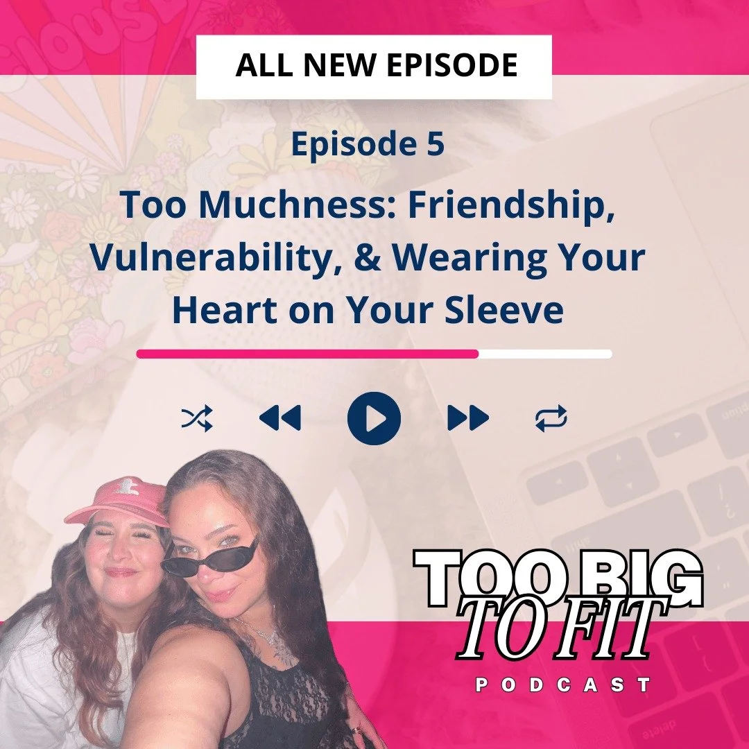 Comment PODCAST and i'll send you the link to the show! 

This episode of Too Big To Fit&trade; is all about too muchness in friendships and the emotional resistance that shows up when you&rsquo;re big-hearted, expressive, and not interested in playi