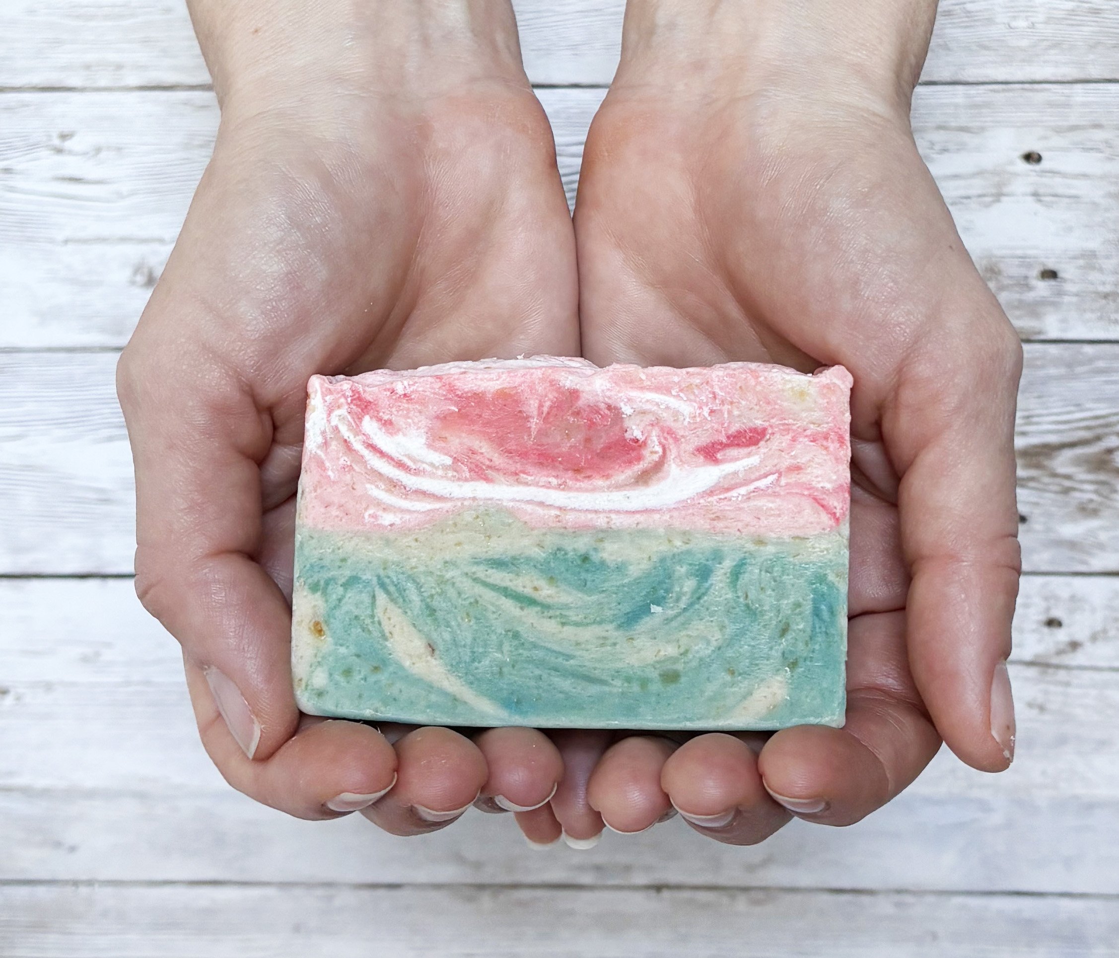 Christmas spirit soap in hands.jpg