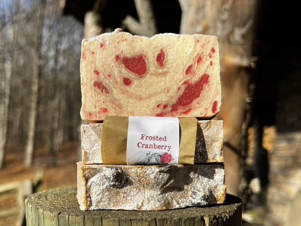 Frosted Cranberry Goat's Milk Soap