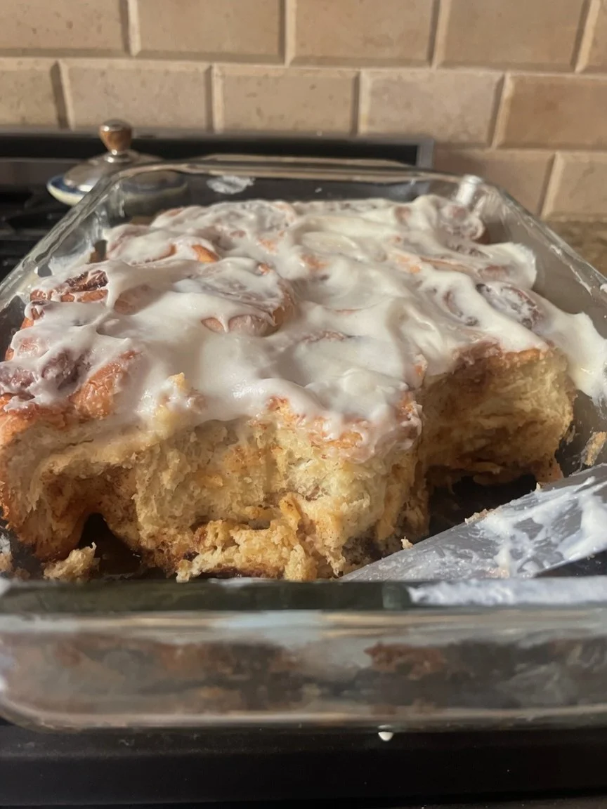 The Hive: Freshly Baked Homestead Cinnamon Rolls