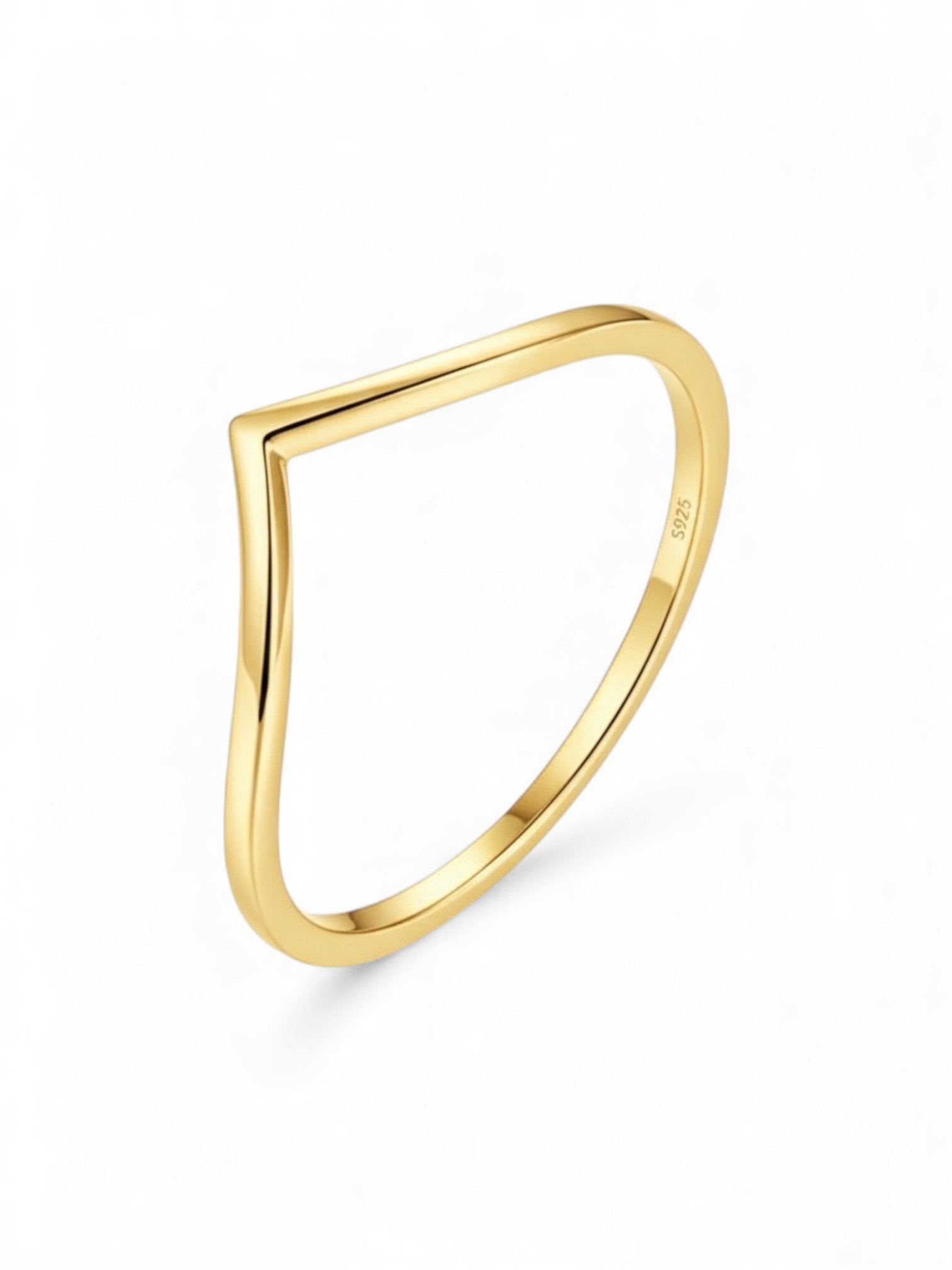 Chevron Stacking Ring