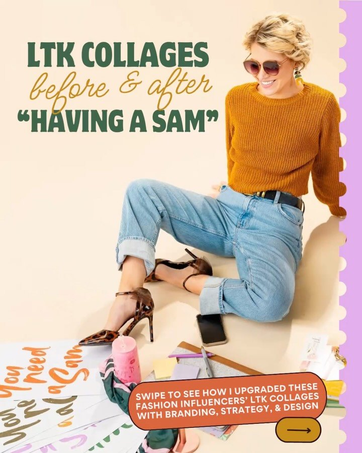 None of the before collages are bad&hellip;they&rsquo;re just not the best. As a business owner myself, I like to have the best.

The biggest issue I see with collages done by fashion influencers:
👉not branding their collages
Your brand is more than