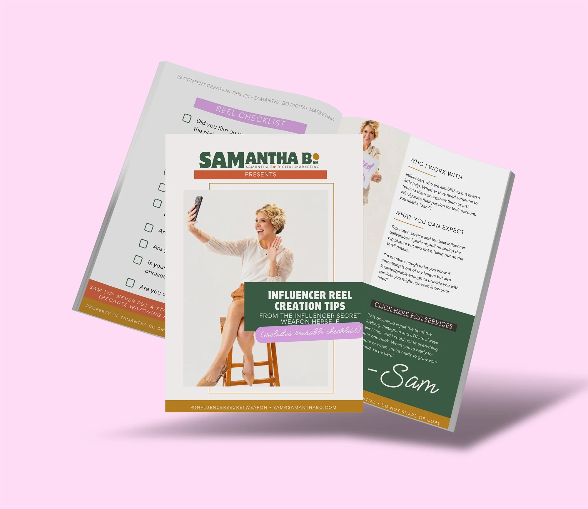 Influencer Reel Creation Tips  + FREE CHECKLIST