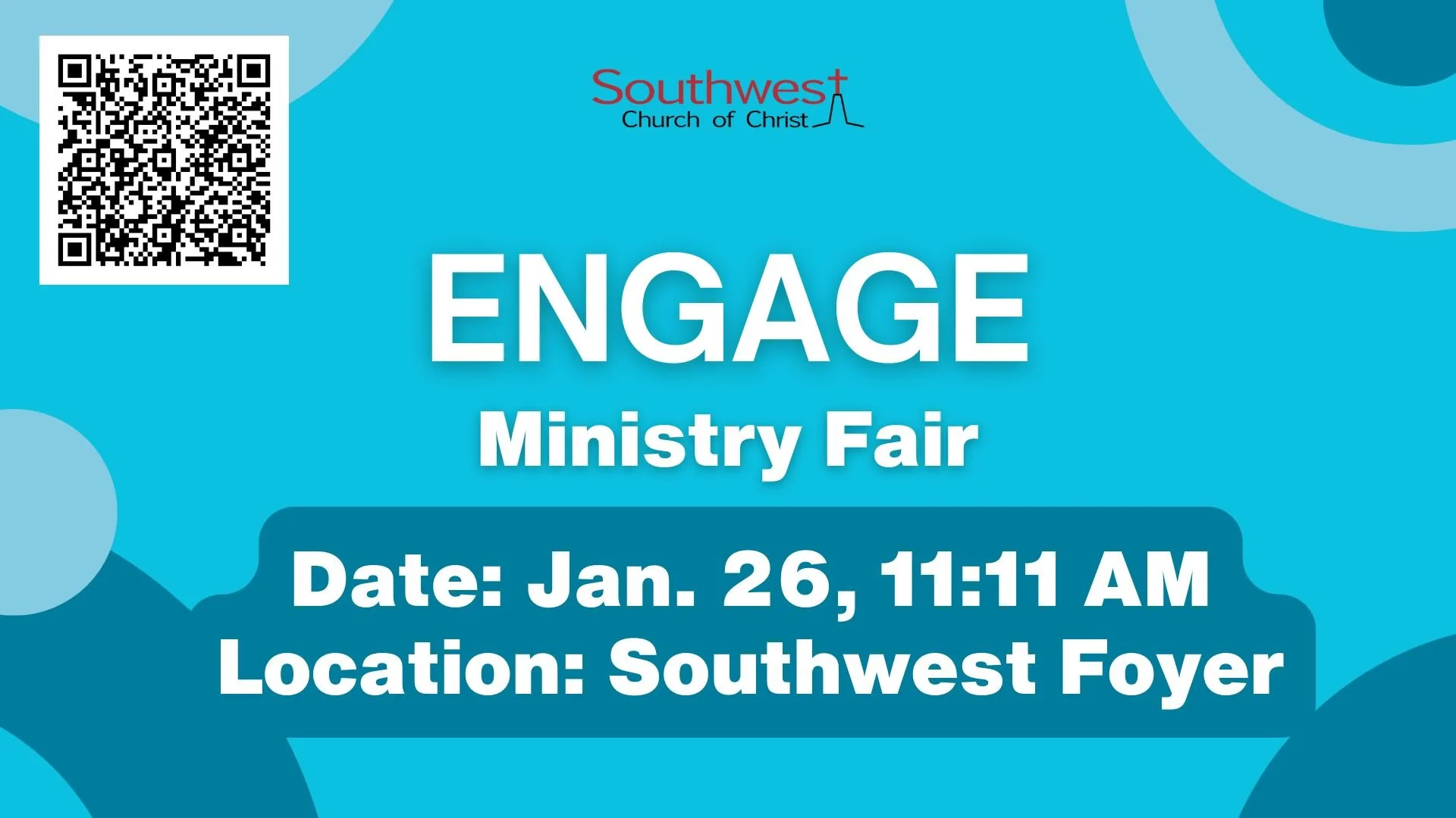 “Engage” Ministry Fair