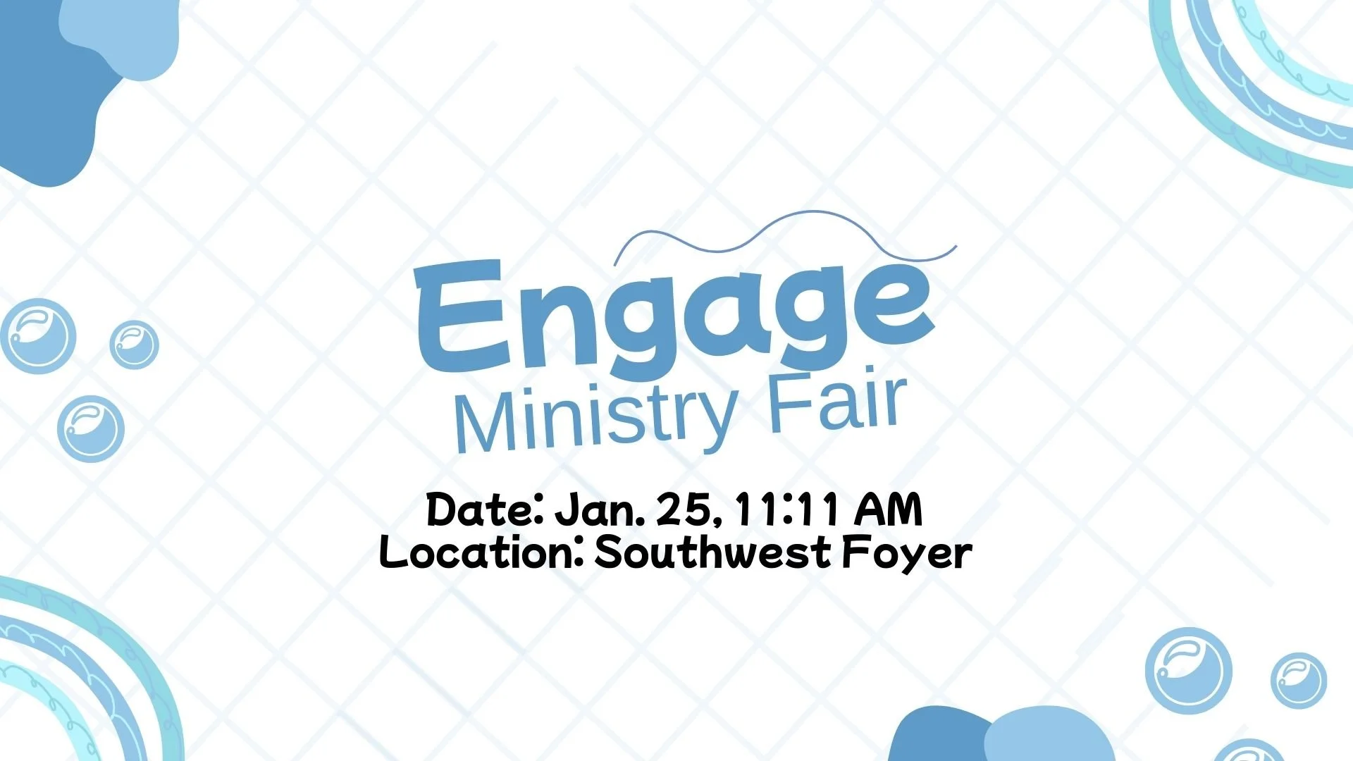 “Engage” Ministry Fair